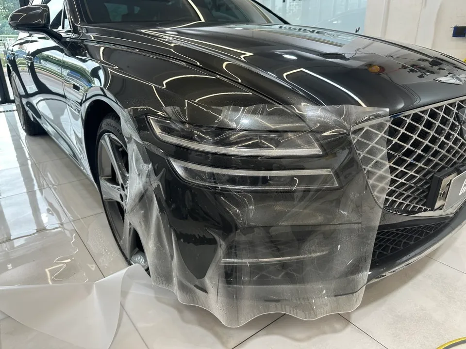 Genesis G80 PPF施工事例｜費用目安と仕上がり 施工写真 4-1
