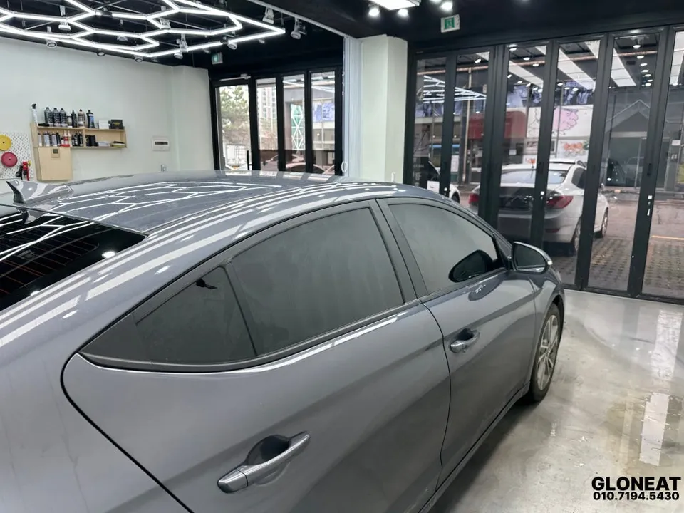 Hyundai Elantra ADのカーフィルム施工事例｜費用目安・仕上がり 施工写真 3-2