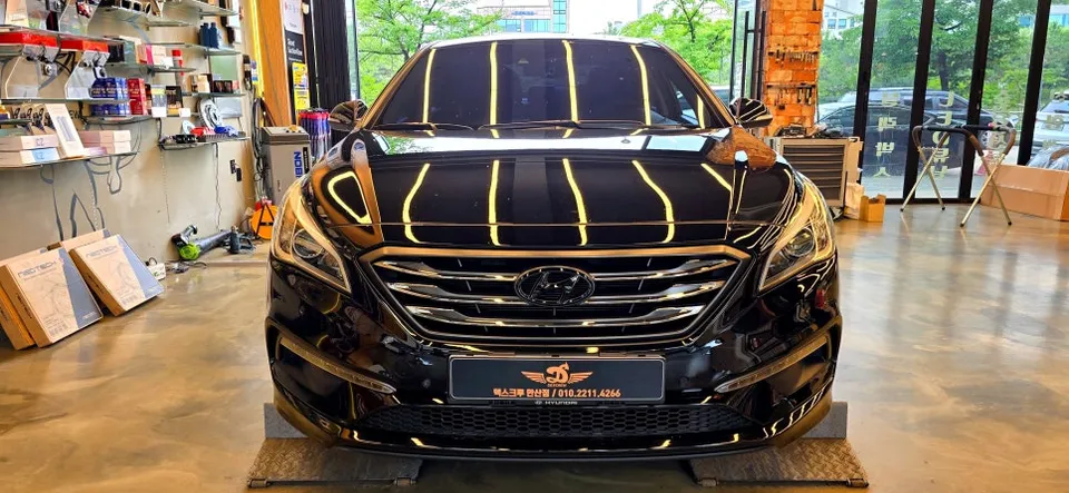 Hyundai Sonata LF body kit installation result