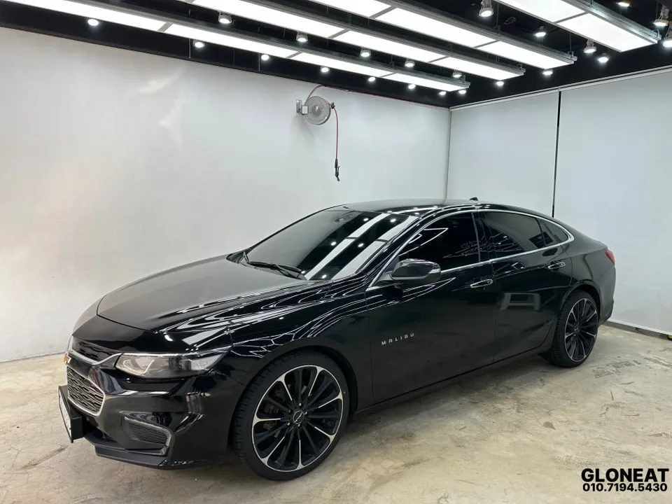Chevrolet Malibu window tinting installation result