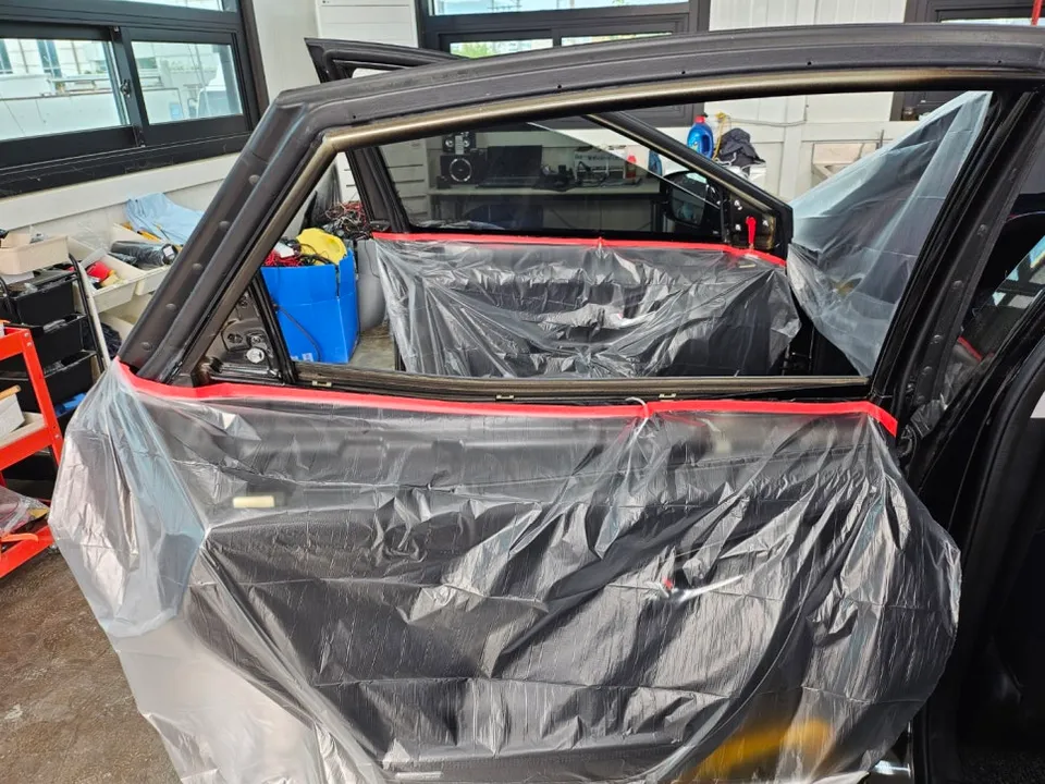 Hyundai Grandeur HGのカーフィルム施工事例：費用目安と仕上がり 施工写真 5