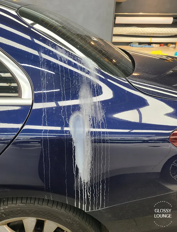 Mercedes-Benz C-Class ceramic coating installation result
