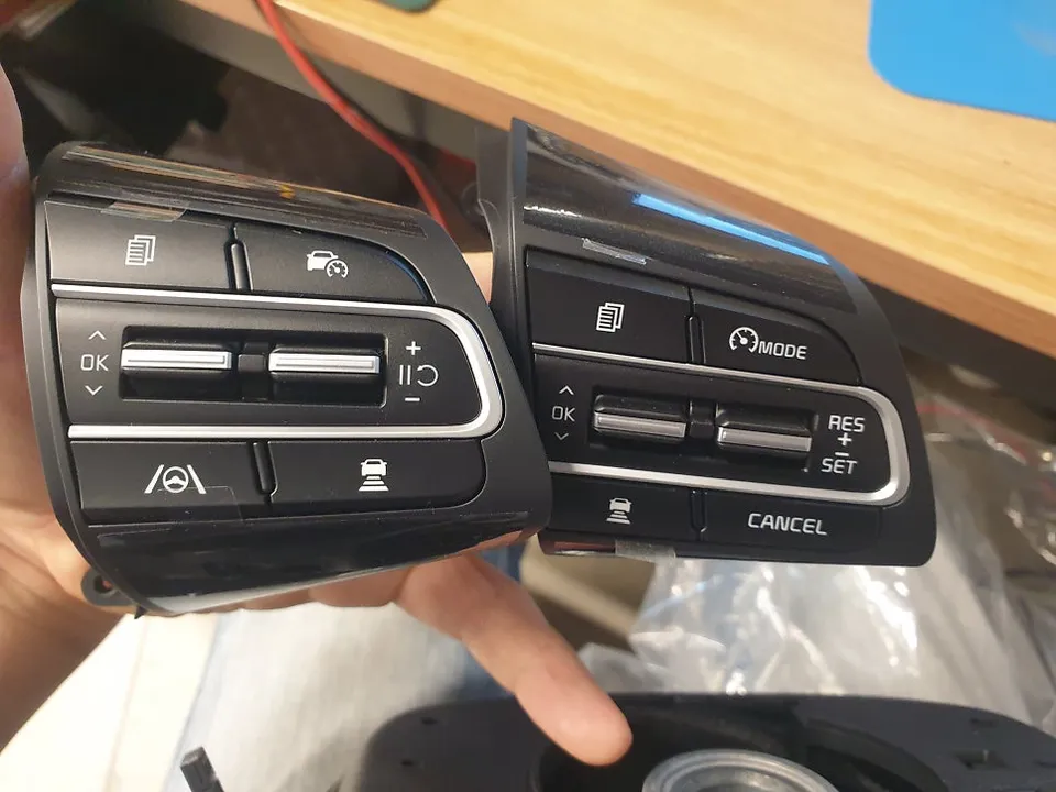 Kia K7 YG steering wheel - Kia K7 YG Steering Wheel Customization Review photo 5