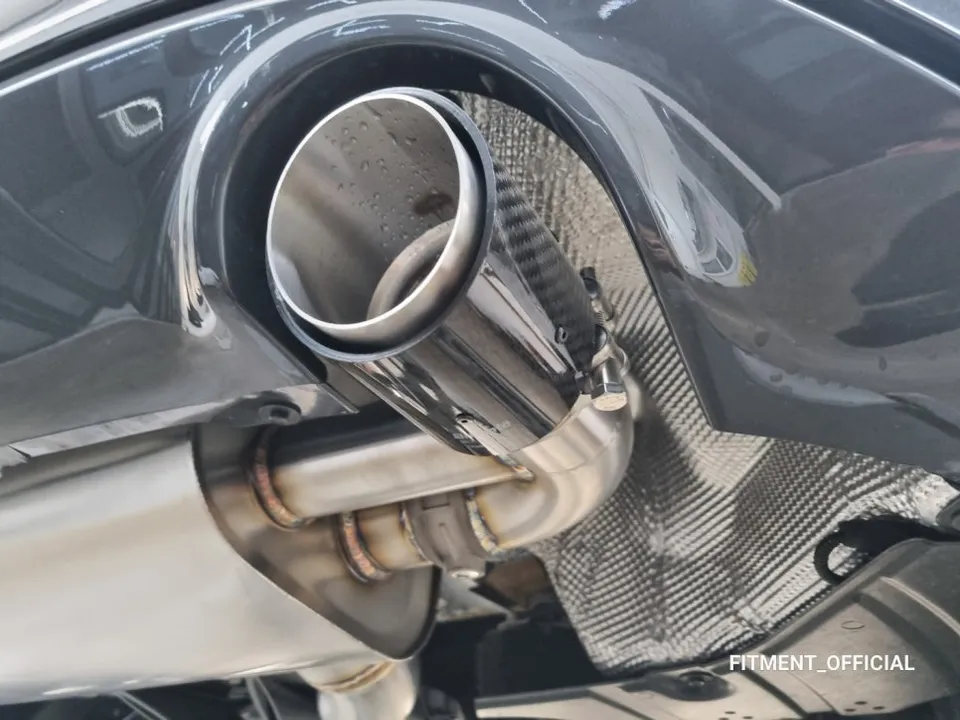 BMW Z4 G29 exhaust upgrade installation result