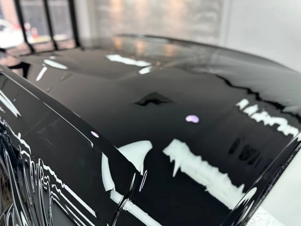 Genesis GV70 PPF施工事例|ブラックPPFで保護と光沢を両立 施工写真 3-3