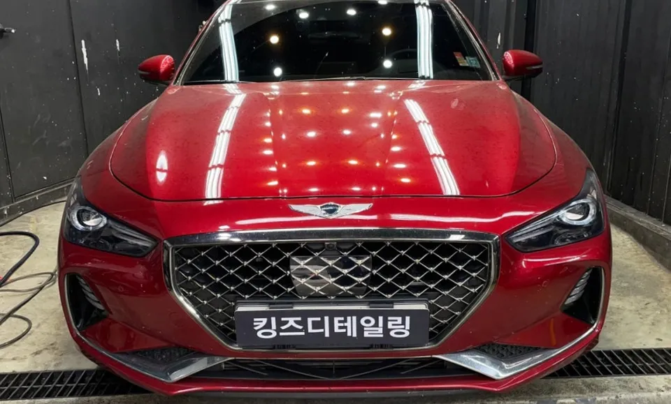 Genesis G70 paint correction installation result