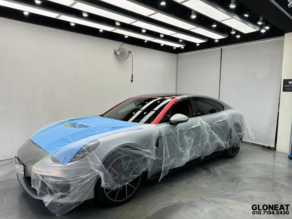 ポルシェ パナメーラ カーフィルム施工事例|費用目安・仕上がり 施工写真 1-2