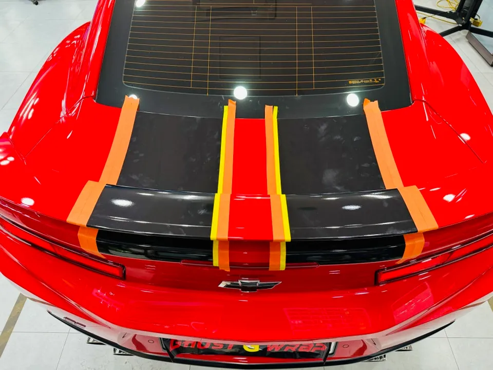 Chevrolet Camaroのカーラッピング事例|費用目安・仕上がり 施工写真 3-2
