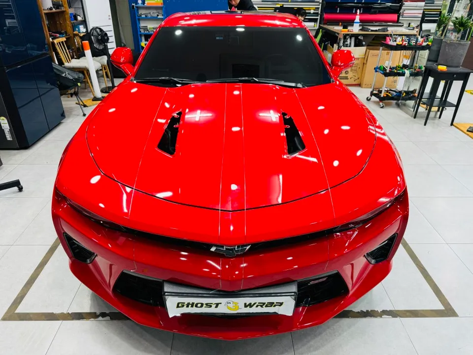 Chevrolet Camaroのカーラッピング事例|費用目安・仕上がり 施工写真 1-3