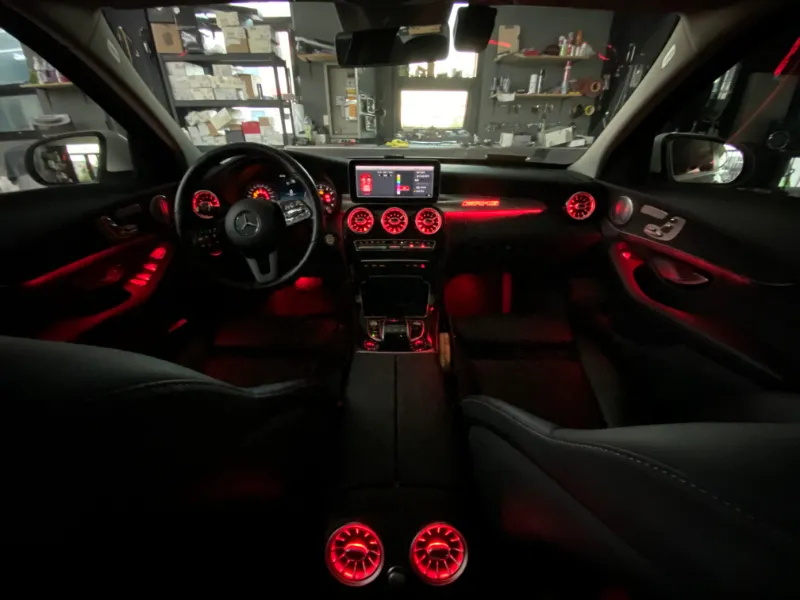 Mercedes-Benz C-Class ambient lighting - Mercedes-Benz C-Class Ambient Lighting Review — 64-Color LED Upgr photo 3