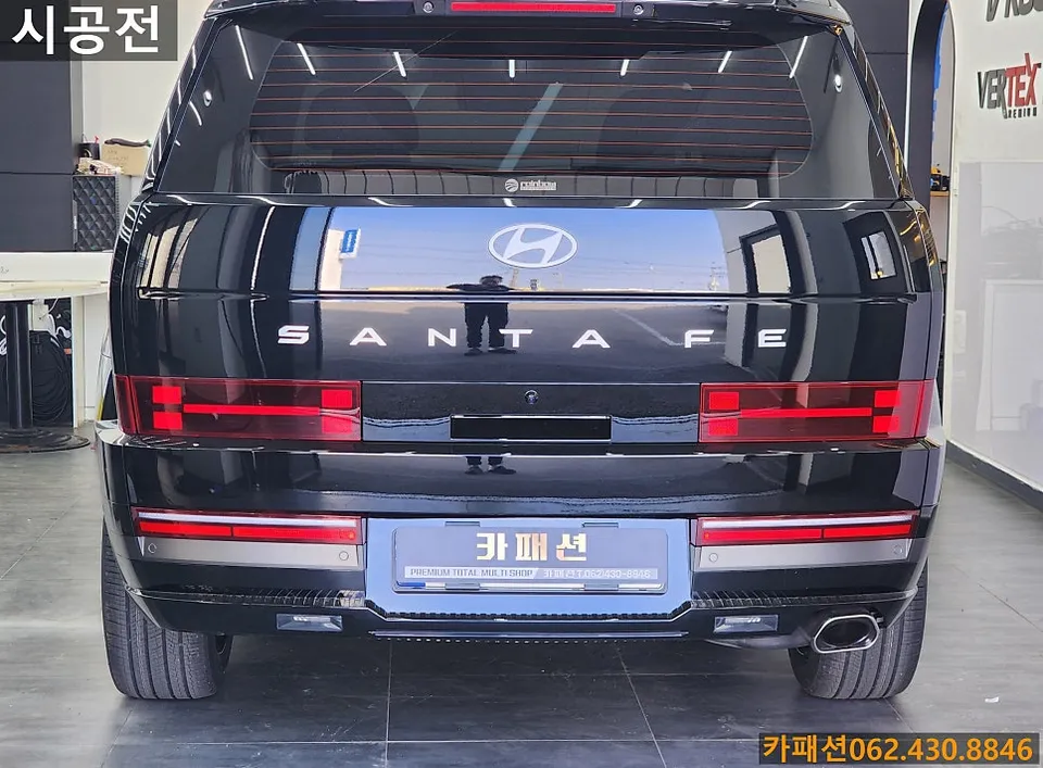 Hyundai Santa Fe MX5 lighting upgrade installation result