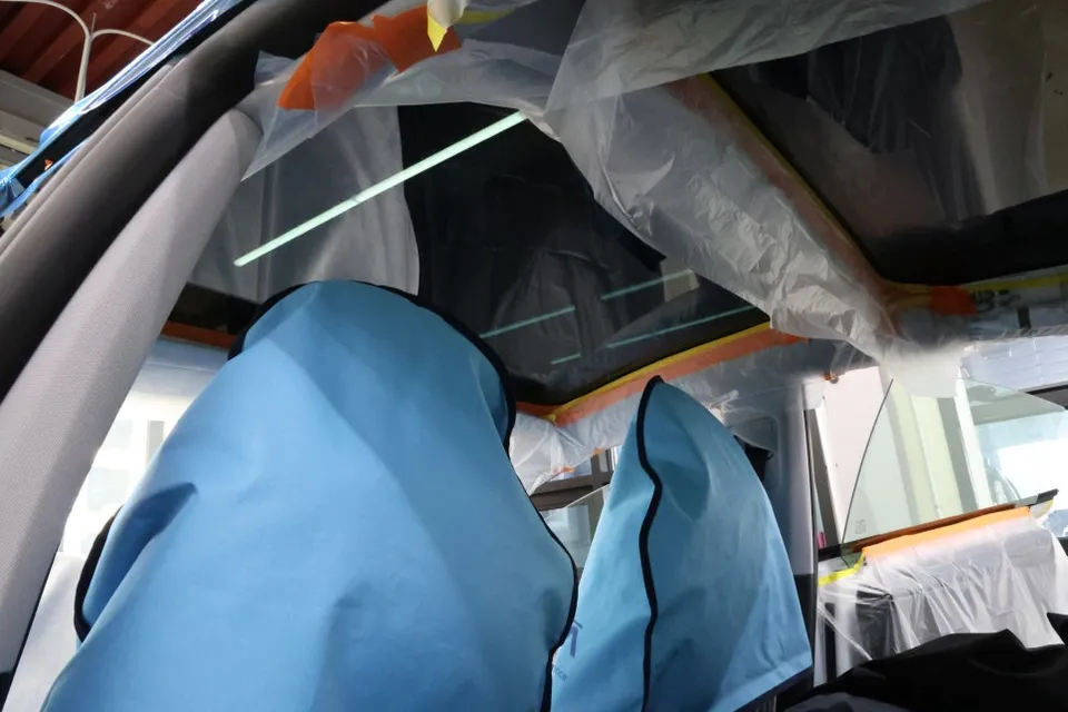 Tesla Model 3 PPF施工事例｜費用目安と仕上がり 施工写真 1-3