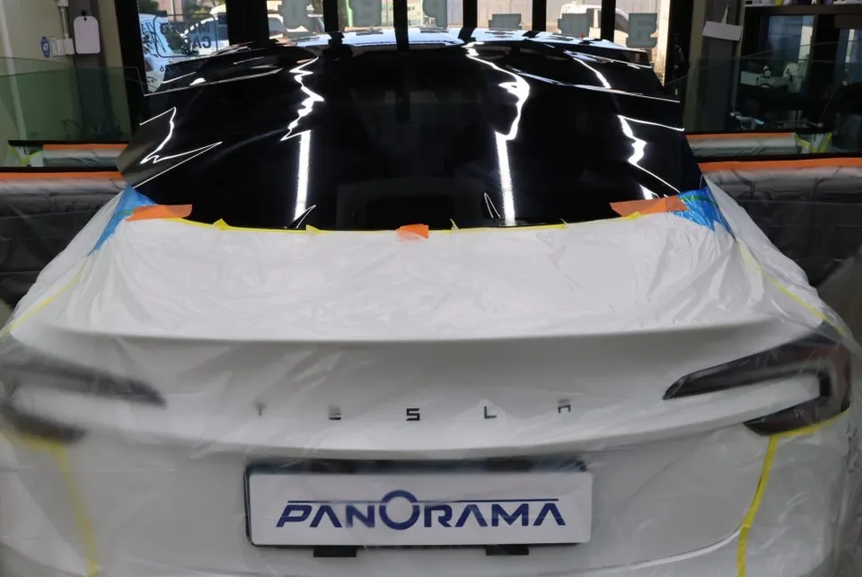 Tesla Model 3 PPF施工事例｜費用目安と仕上がり 施工写真 2-3