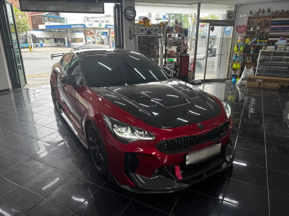 Kia Stingerのカーラッピング事例｜費用目安・仕上がり 写真