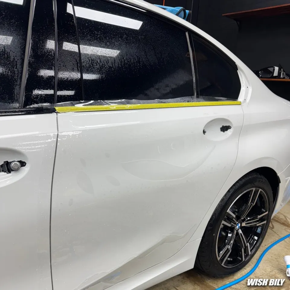 BMW 3 SeriesのPPF施工事例|費用目安と仕上がり 施工写真 1-2