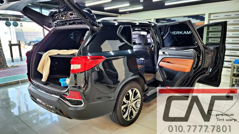SsangYong G4 Rextonのカーフィルム施工事例|費用目安・仕上がり 施工写真 4-1