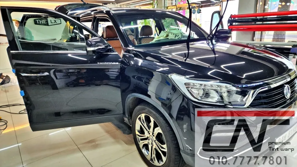 SsangYong G4 Rextonのカーフィルム施工事例|費用目安・仕上がり 施工写真 1-2