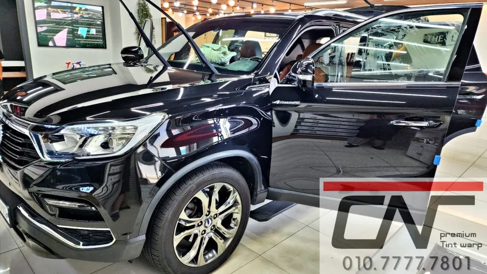 SsangYong G4 Rextonのカーフィルム施工事例|費用目安・仕上がり 施工写真 2-2