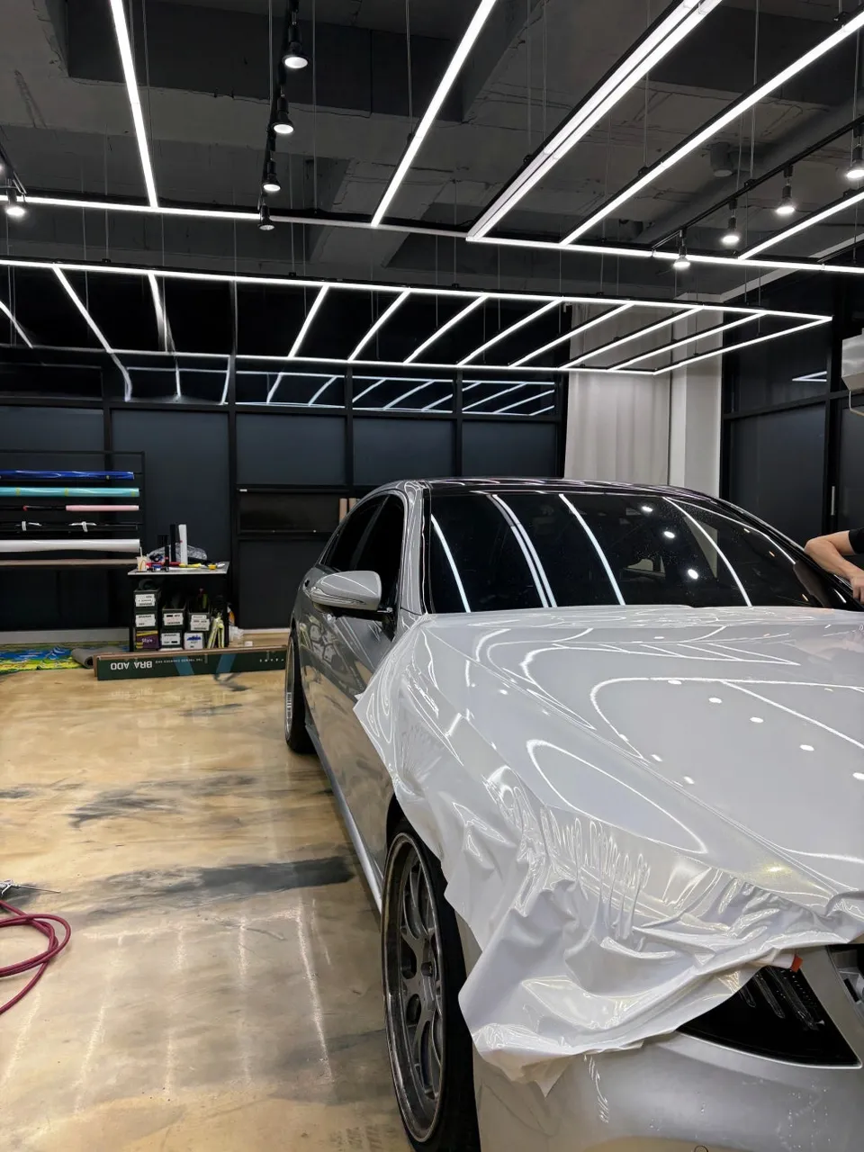 BMW M5のPPF施工事例|費用目安と仕上がり 施工写真 3-2
