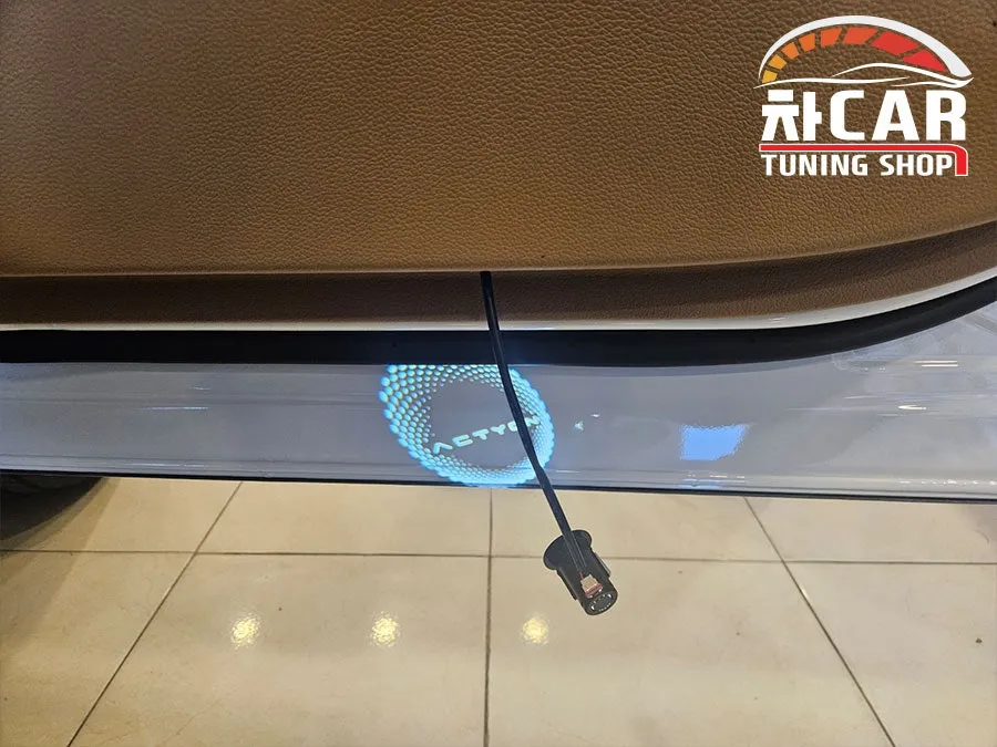 KG Mobility Actyon lighting upgrade - KGM SsangYong Actyon Door Spot LED Upgrade Review photo 5