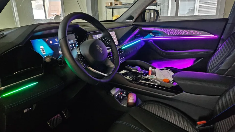 Renault Korea Koleos ambient lighting - Renault Korea Koleos Ambient Lighting Review: Cost & Results photo 4