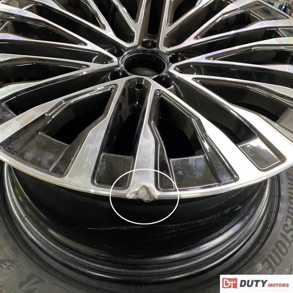 Mercedes-Benz S580 W223 wheel repair - Mercedes-Benz S580 Wheel Repair Review - Deep Damage Fixed photo 3