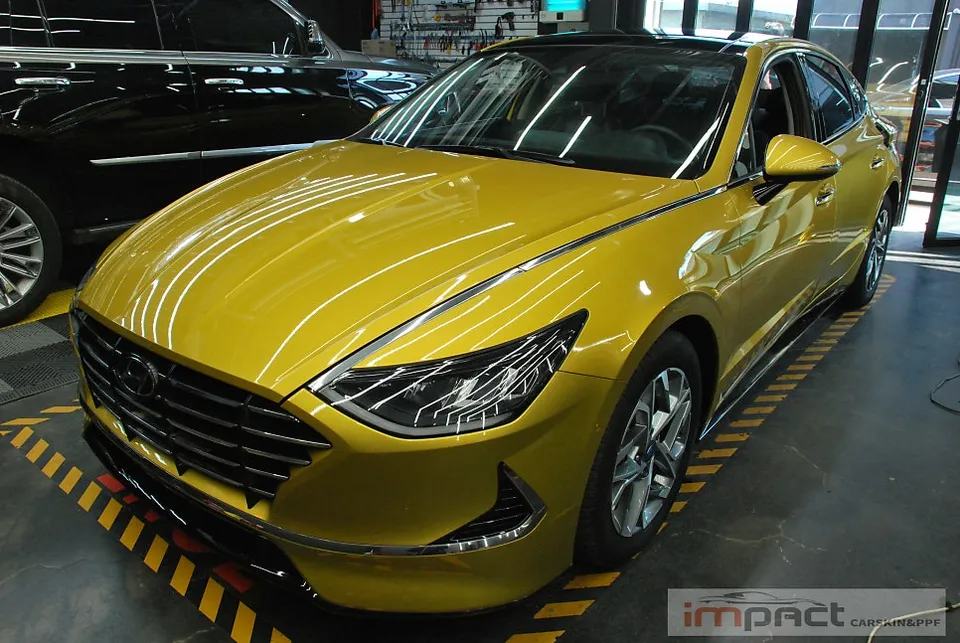 Hyundai Sonata DN8のカーラッピング事例｜費用目安・仕上がり 施工写真 1-1