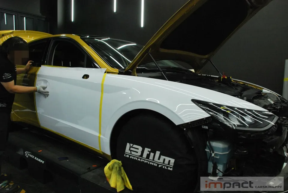 Hyundai Sonata DN8のカーラッピング事例｜費用目安・仕上がり 施工写真 2-2