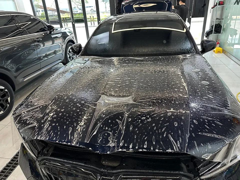 BMW 5 SeriesのPPF施工事例 施工写真 1-3