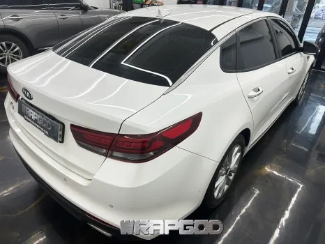 Kia K5のカーラッピング事例|費用目安・仕上がり 施工写真 3-1