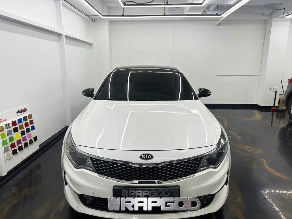Kia K5のカーラッピング事例|費用目安・仕上がり 施工写真 1-3