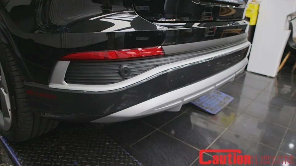 Audi Q4 e-tron vinyl wrap installation result