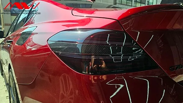 Genesis G70 interior customization installation result