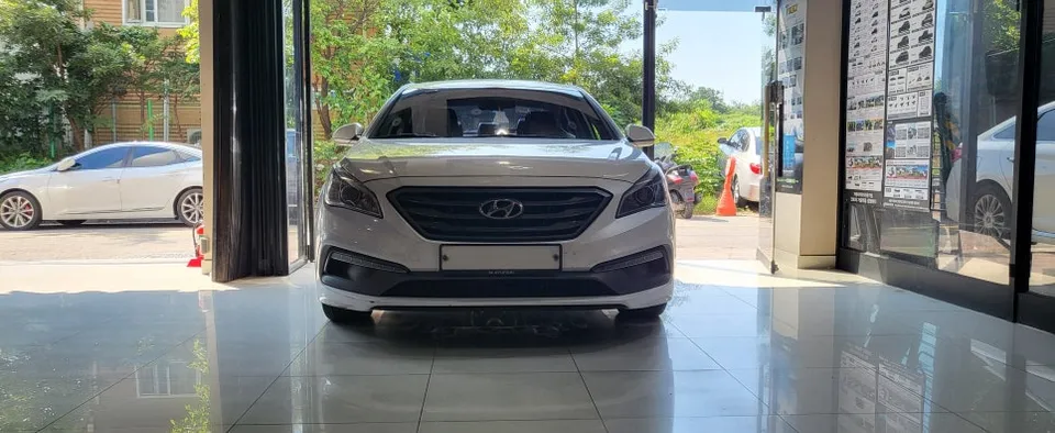 Hyundai Sonata LF surround view camera installation result