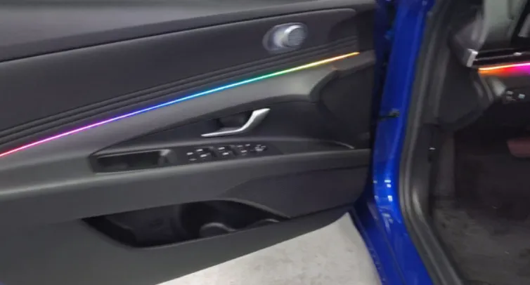 Hyundai Elantra CN7 Ambient Lighting Review: Cost & Results photo 2