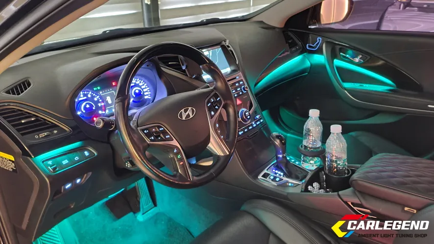 Hyundai Grandeur HG ambient lighting - Hyundai Grandeur HG Ambient Lighting Review - Enhanced Interior M photo 3