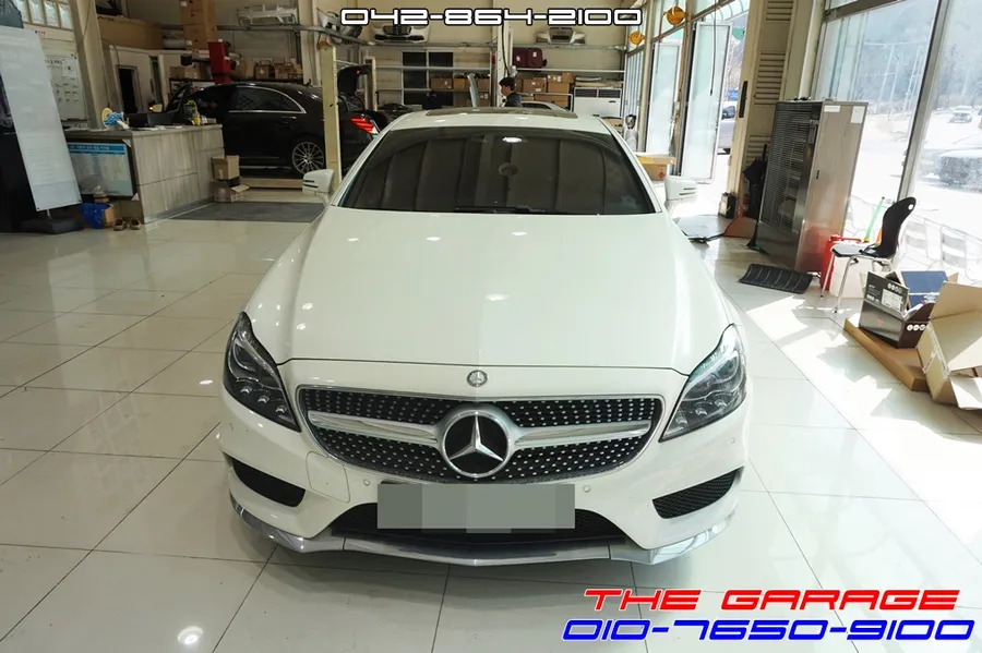 Mercedes-Benz CLS android head unit installation result