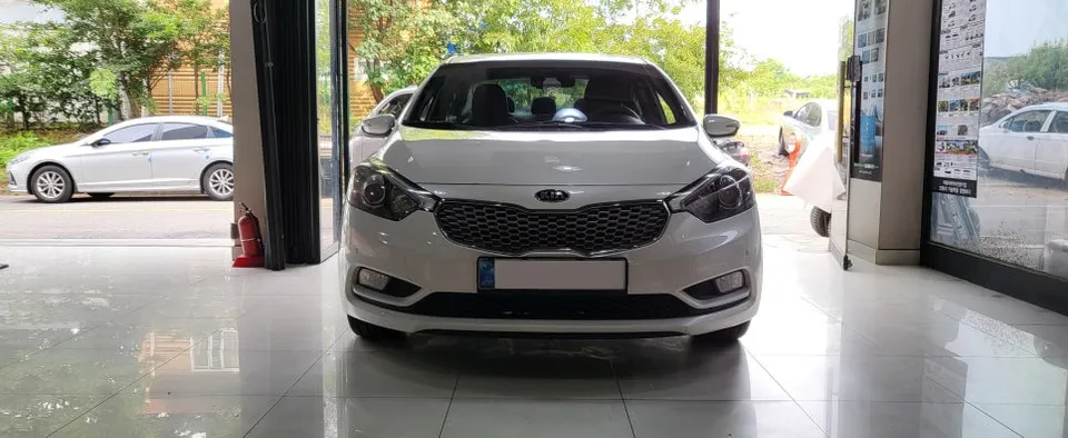 Kia K3 body repair installation result
