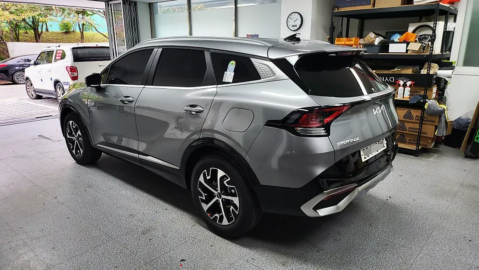 Kia Sportage dash cam installation result