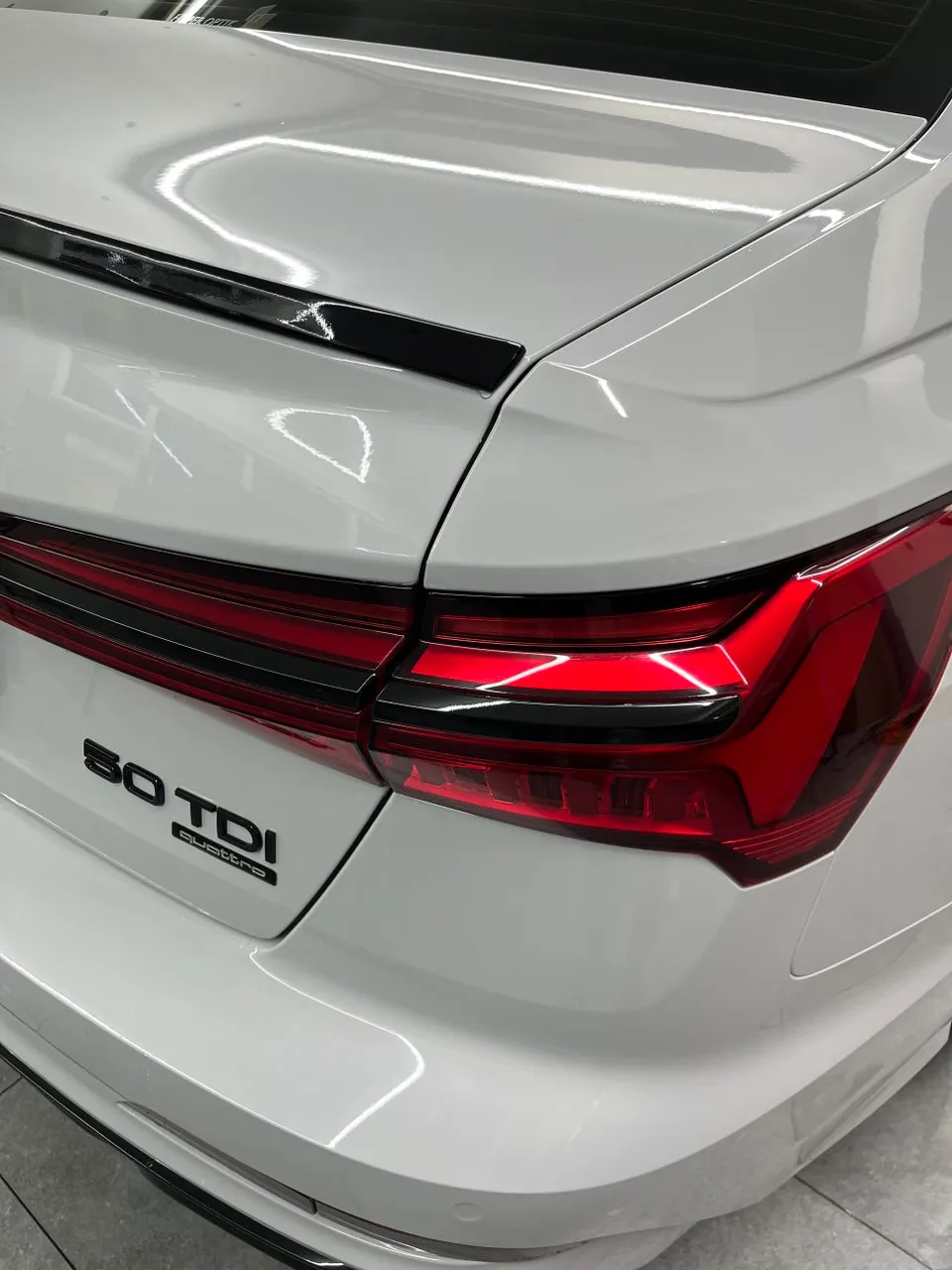 Audi A6 Vinyl Wrap Review: Volcano Gray High Gloss Transformation photo 2