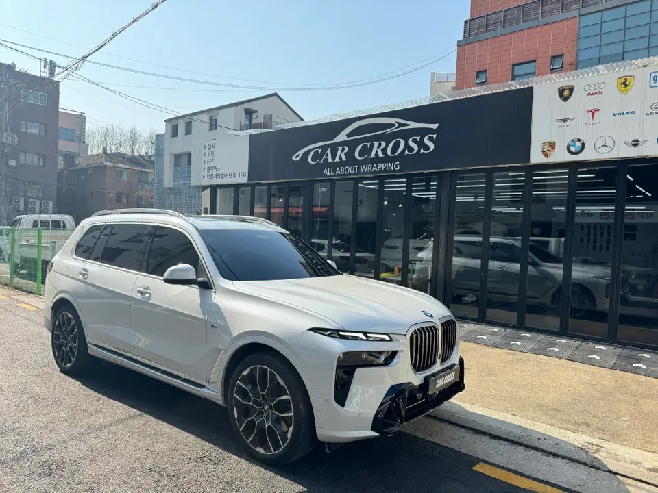 BMW X7 PPF施工事例:フロントバンパー保護と費用目安 施工写真 1-1