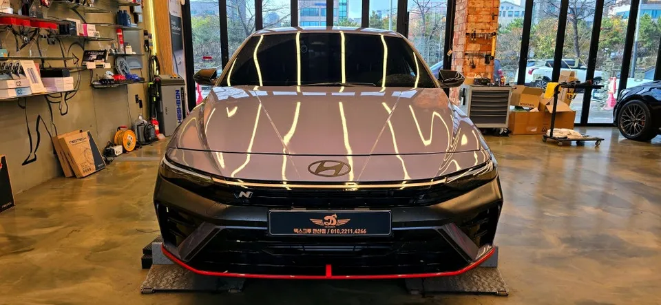 Hyundai Elantra CN7 ppf installation result