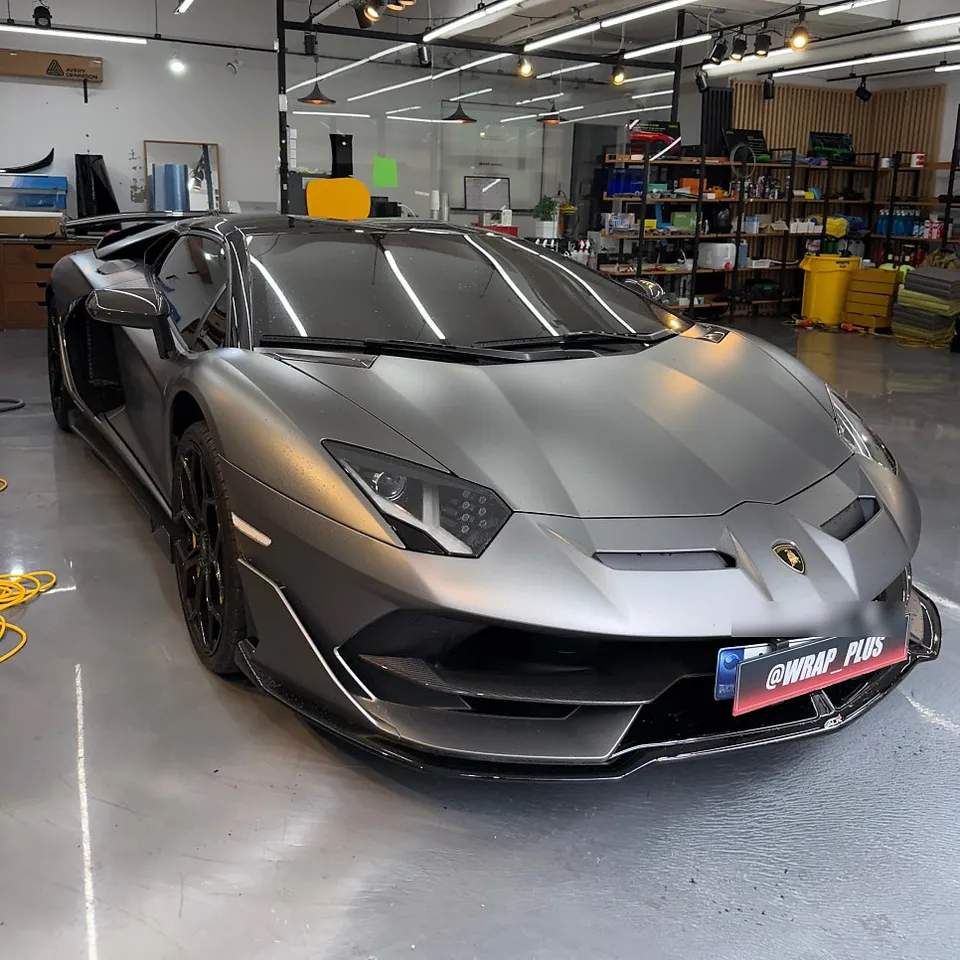 Lamborghini Aventador PPF Review: Black Wrap & Protection photo 2