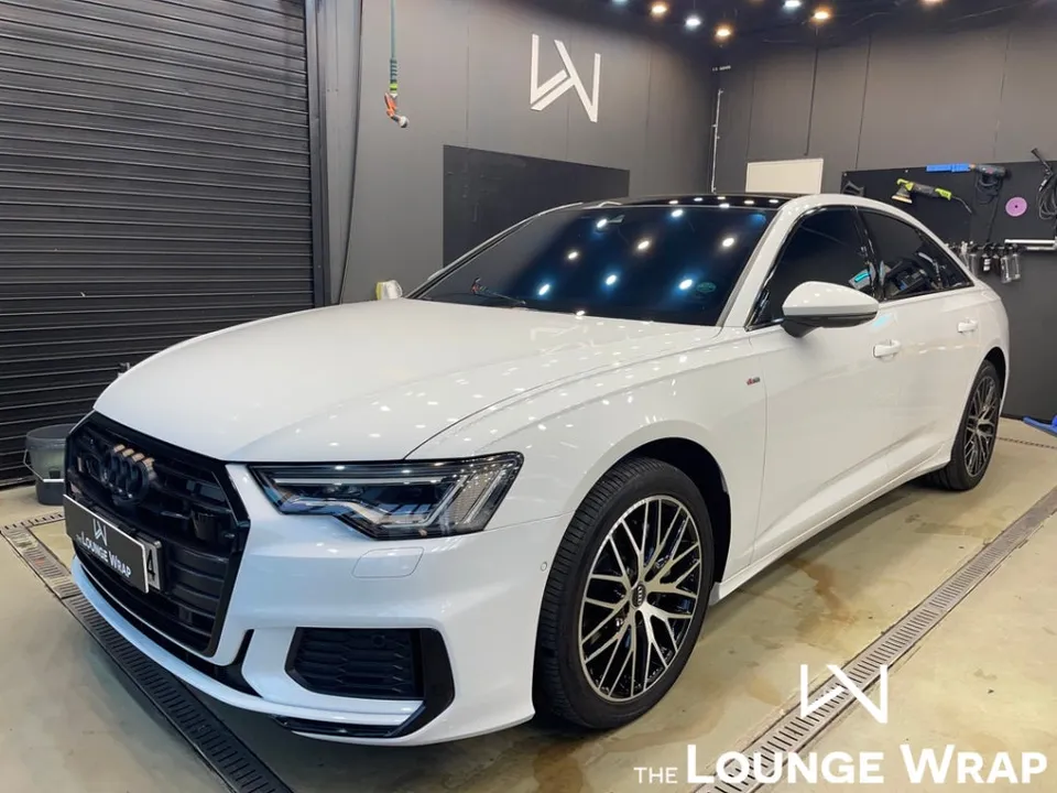Audi A6 vinyl wrap installation result