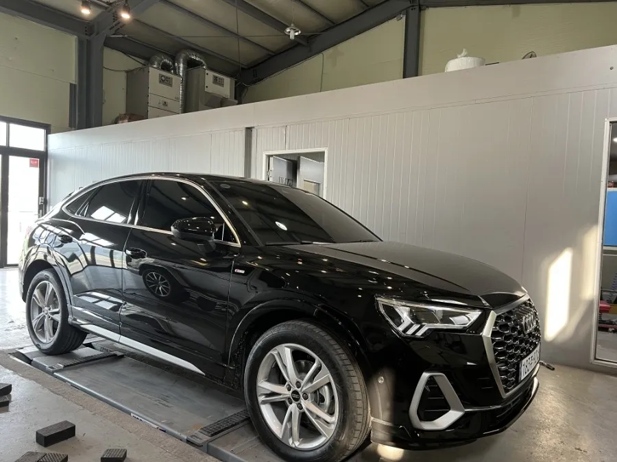 Audi Q3 wheel repair installation result