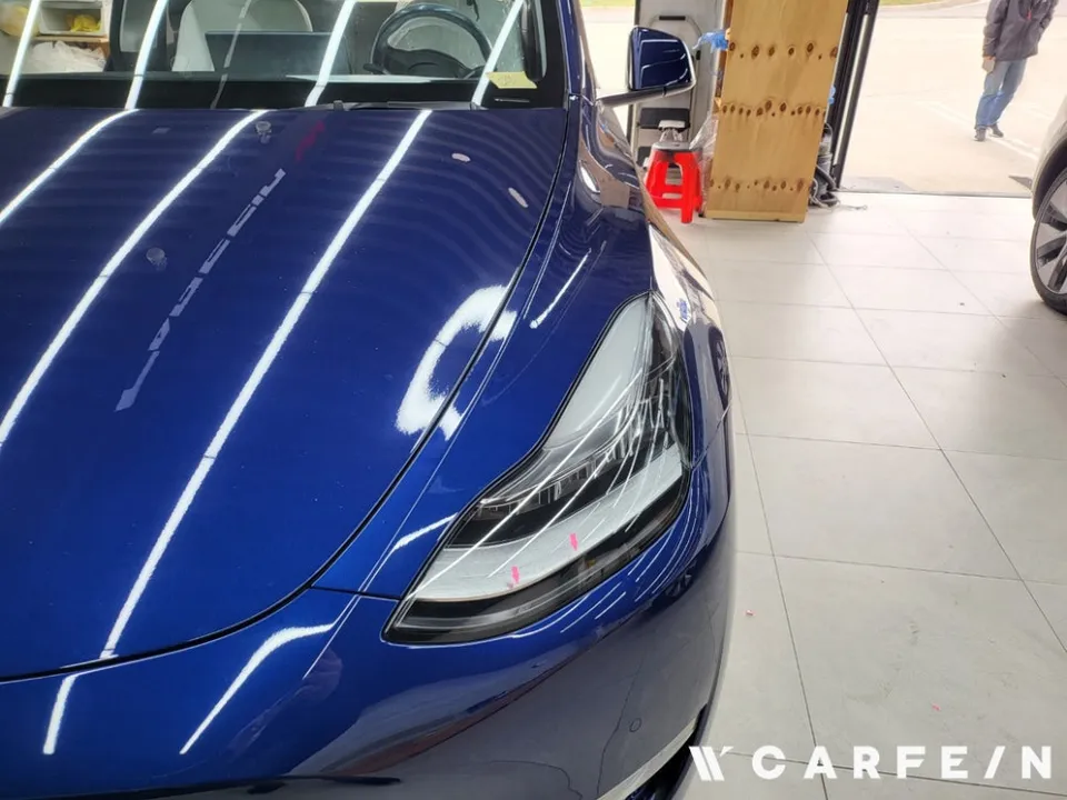 Tesla Model Y new car package installation result