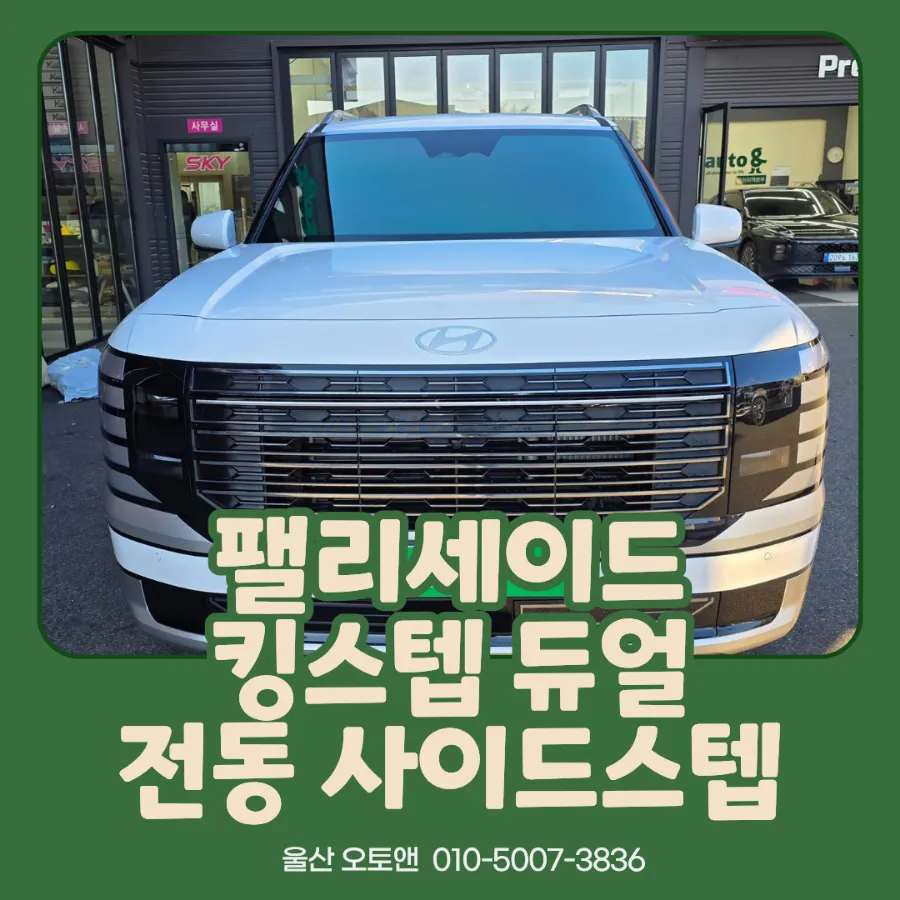 Hyundai Palisade body kit installation result