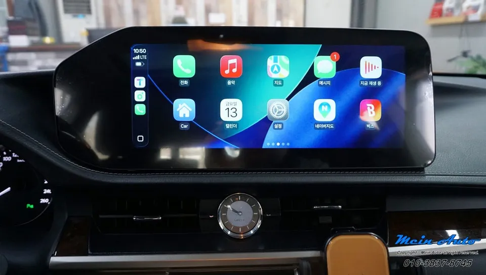Lexus ESのAndroid Auto・CarPlay取付事例 施工写真 2-2