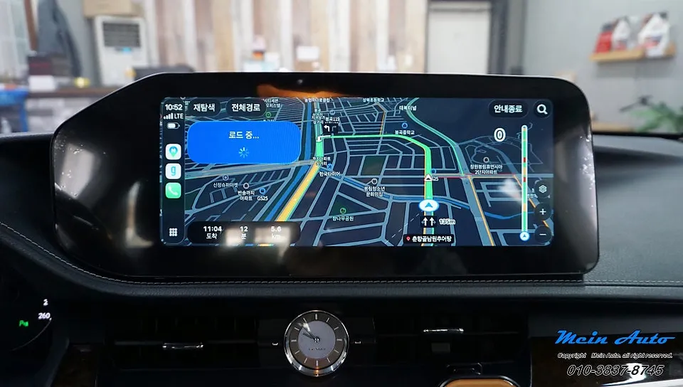 Lexus ESのAndroid Auto・CarPlay取付事例 施工写真 1-3