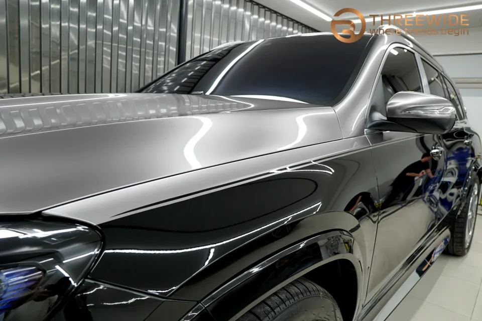 Mercedes-Benz GLS Maybachのカーラッピング事例 施工写真 3-1